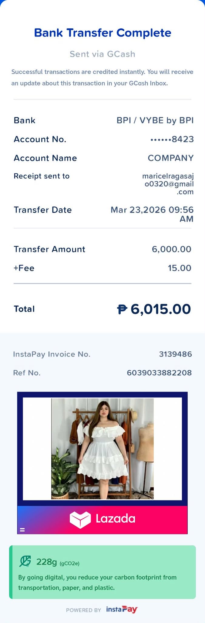 Transaction Receipt