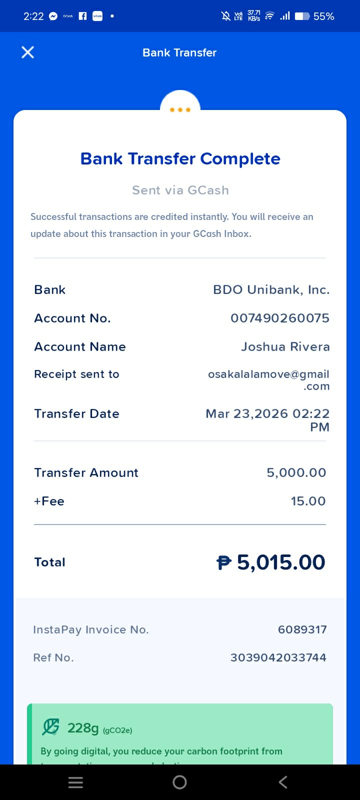 Transaction Receipt