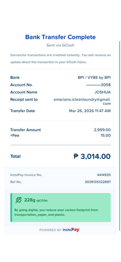 Transaction Receipt